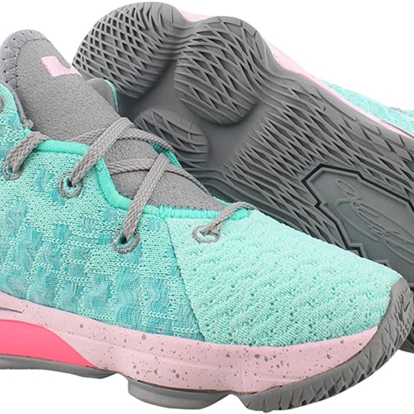 Nike LEBRON 17 XVII Pink Teal - Picture 2 of 8